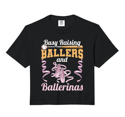 Mom Busy Raising Ballers And T-Shirt - Novelty Apparel Men Women - T-Shirt, Sweatshirt, Hoodie