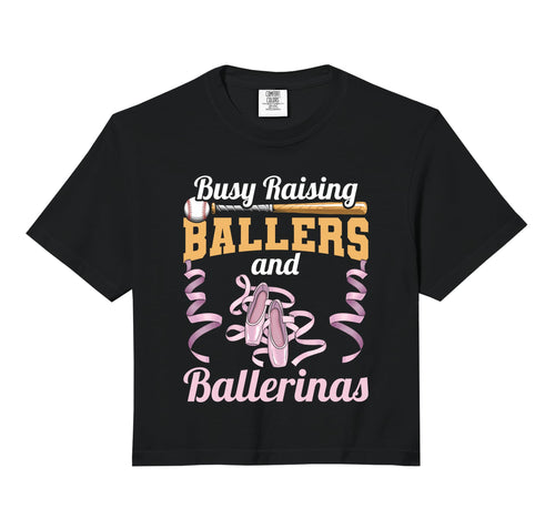 Mom Busy Raising Ballers And T-Shirt - Novelty Apparel Men Women - T-Shirt, Sweatshirt, Hoodie