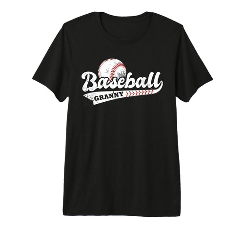 Baseball Granny Sports Grandma Tri T-Shirt - Casual Everyday Wear Unisex - T-Shirt, Sweatshirt, Hoodie