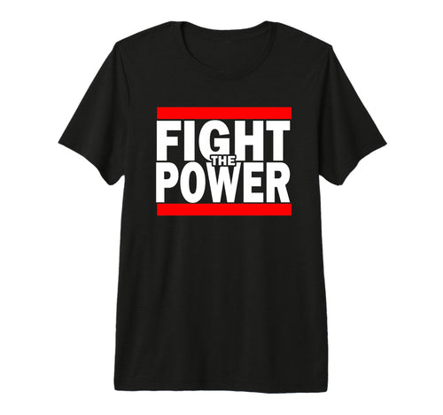Fight Power Celebrating 80S Hip Hop Tri T-Shirt - Custom Art Print Unisex - T-Shirt, Sweatshirt, Hoodie