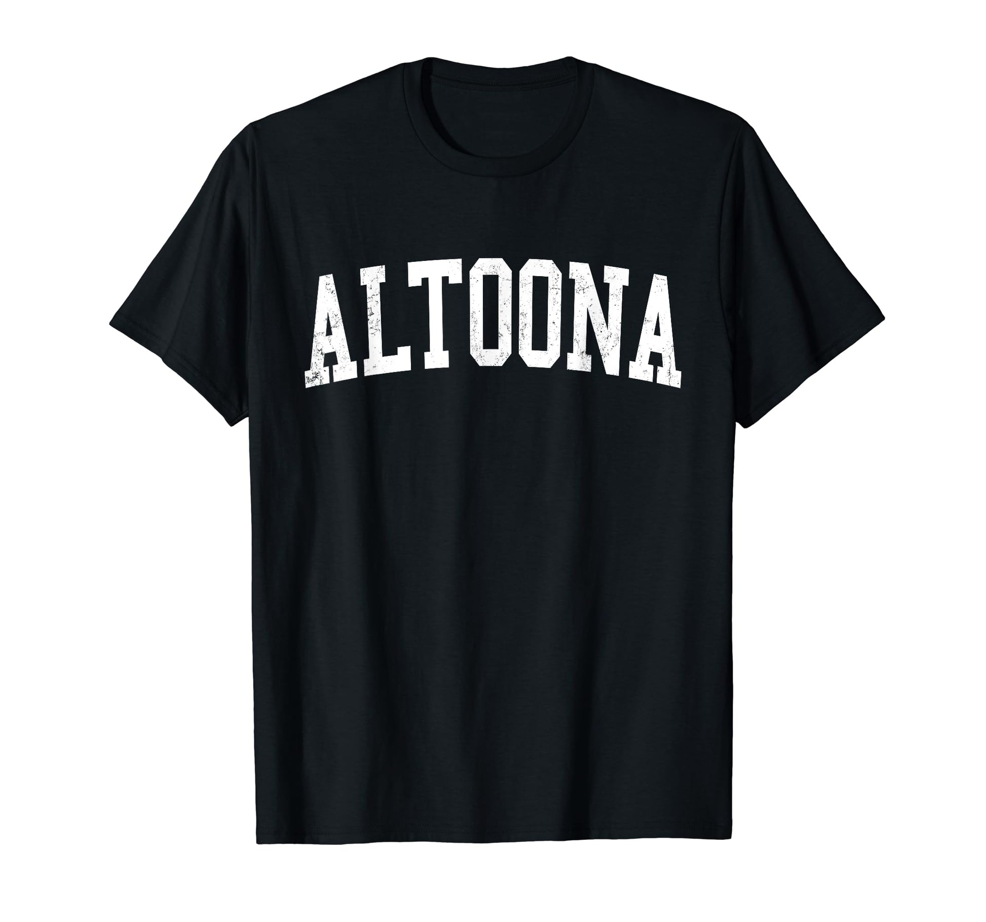 Altoona Ia Distressed White Varsity T-Shirt - Streetwear Style Unisex - T-Shirt, Sweatshirt, Hoodie