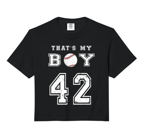 Thats My Baseball 42 Jersey Number Mom Hoodie - Aesthetic Graphic Unisex - T-Shirt, Sweatshirt, Hoodie