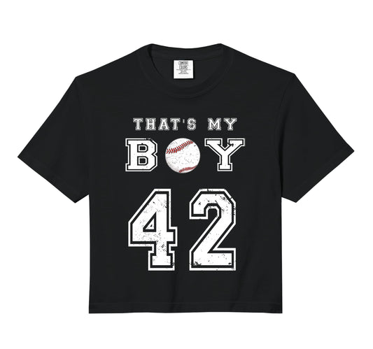 Thats My Baseball 42 Jersey Number Mom Hoodie - Aesthetic Graphic Unisex - T-Shirt, Sweatshirt, Hoodie