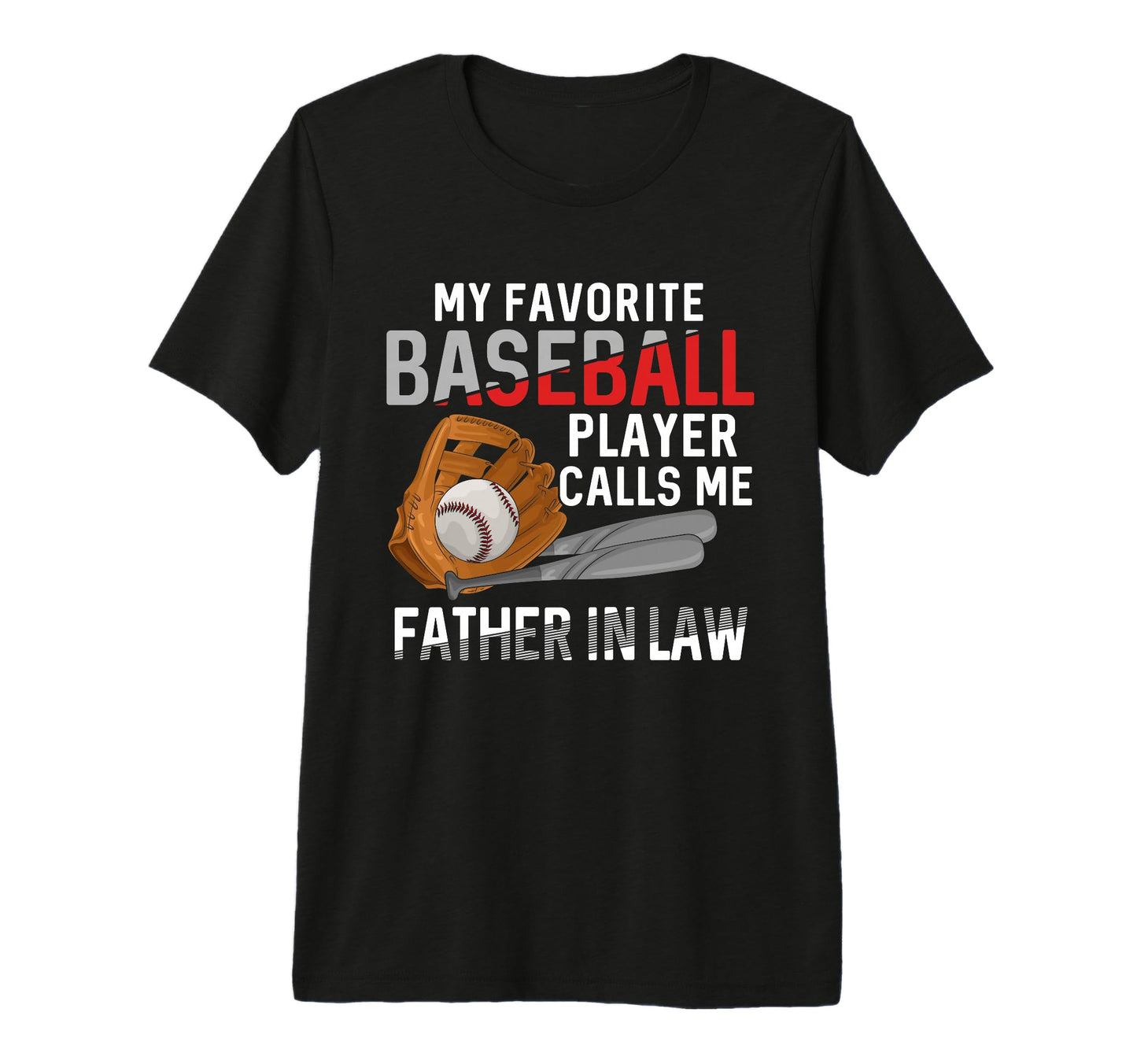 Mens My Favorite Baseball Player T-Shirt - Minimalist Print for Adults - T-Shirt, Sweatshirt, Hoodie