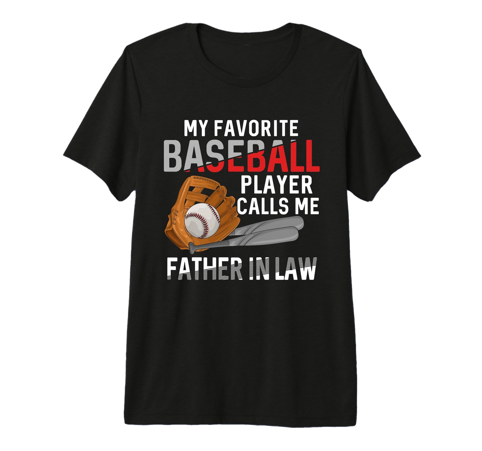 Mens My Favorite Baseball Player T-Shirt - Minimalist Print for Adults - T-Shirt, Sweatshirt, Hoodie