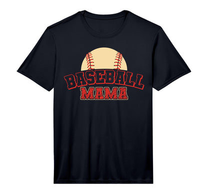 Mens Baseball Mom Performance T-Shirt - Graphic Print for Adults - T-Shirt, Sweatshirt, Hoodie