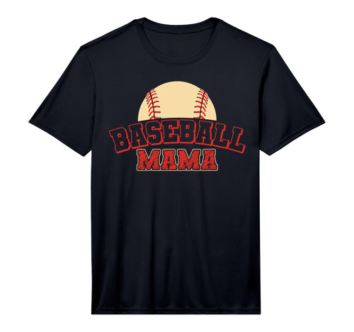 Mens Baseball Mom Performance T-Shirt - Graphic Print for Adults - T-Shirt, Sweatshirt, Hoodie