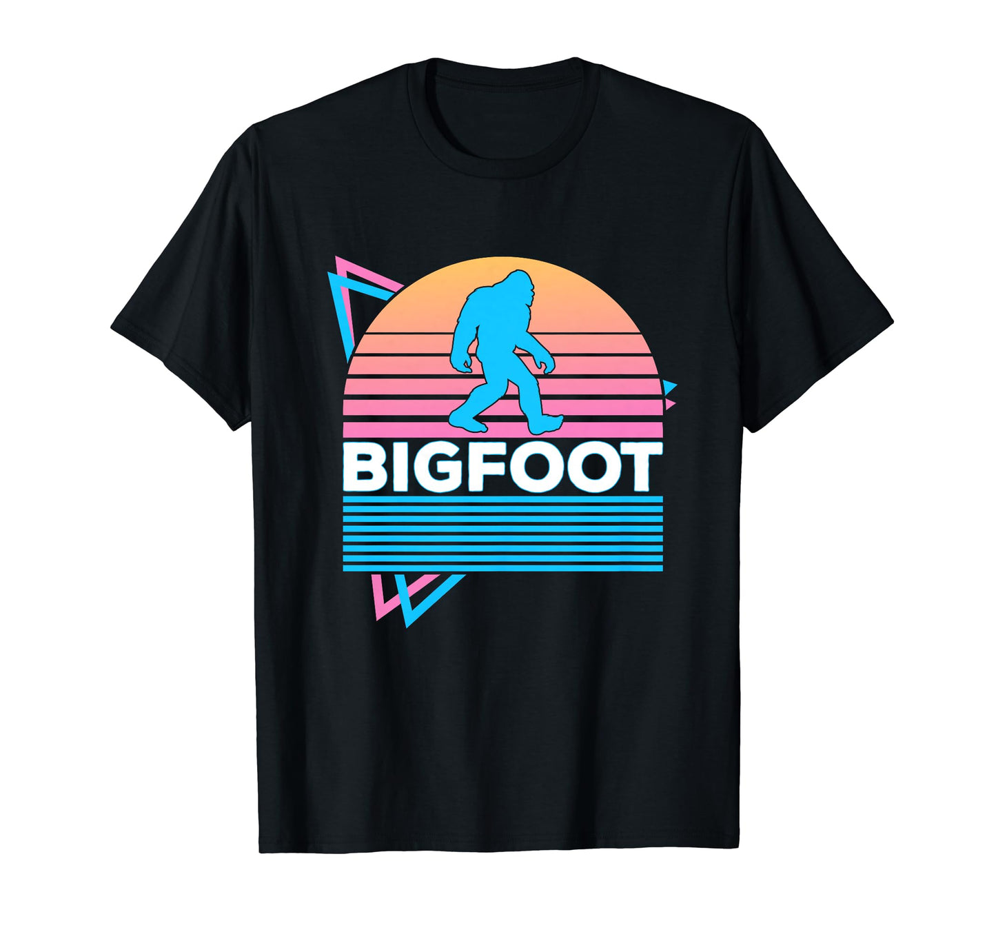 Bigfoot Vaporwave Aesthetic T-Shirt - Streetwear Style for Adults - T-Shirt, Sweatshirt, Hoodie