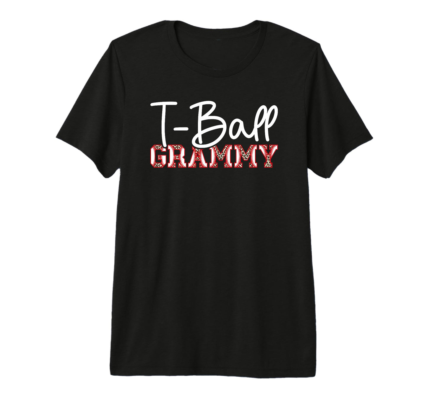 T Ball Grammy Leopard Baseball T Ball T-Shirt - Minimalist Print Men Women - T-Shirt, Sweatshirt, Hoodie