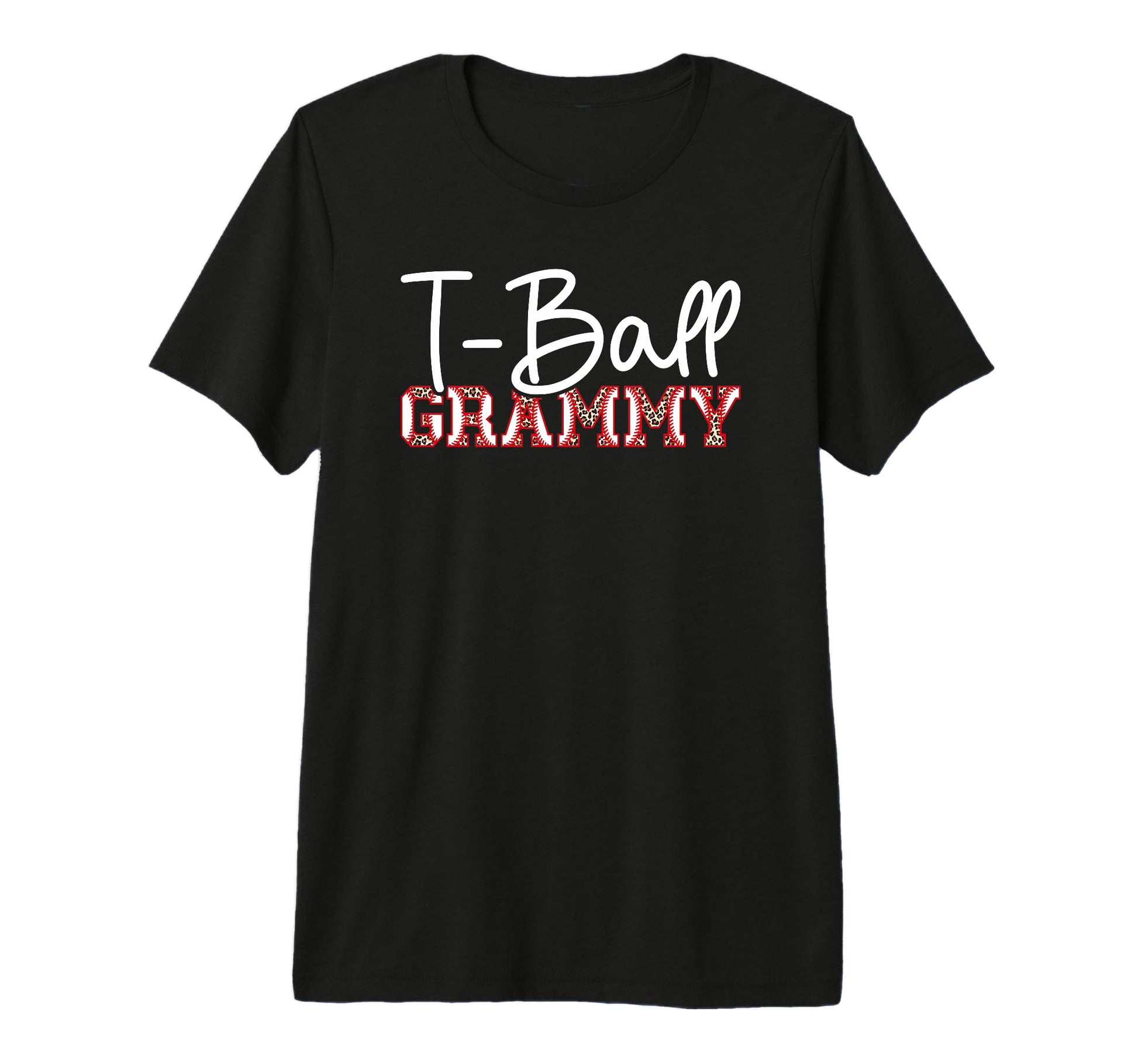 T Ball Grammy Leopard Baseball T Ball T-Shirt - Minimalist Print Men Women - T-Shirt, Sweatshirt, Hoodie
