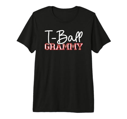 T Ball Grammy Leopard Baseball T Ball T-Shirt - Minimalist Print Men Women - T-Shirt, Sweatshirt, Hoodie