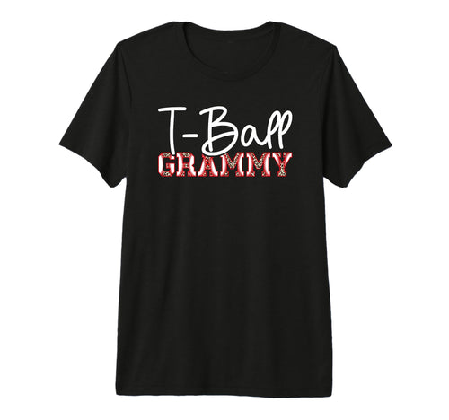 T Ball Grammy Leopard Baseball T Ball T-Shirt - Minimalist Print Men Women - T-Shirt, Sweatshirt, Hoodie