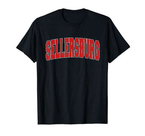Sellersburg Indiana Varsity Usa T-Shirt - Fun Novelty Design Men Women - T-Shirt, Sweatshirt, Hoodie