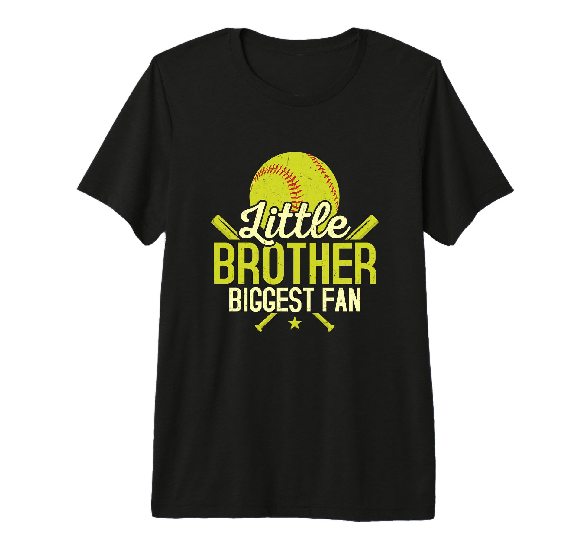 Little Brother Biggest Fan Baseball T-Shirt - Streetwear Style Men Women - T-Shirt, Sweatshirt, Hoodie