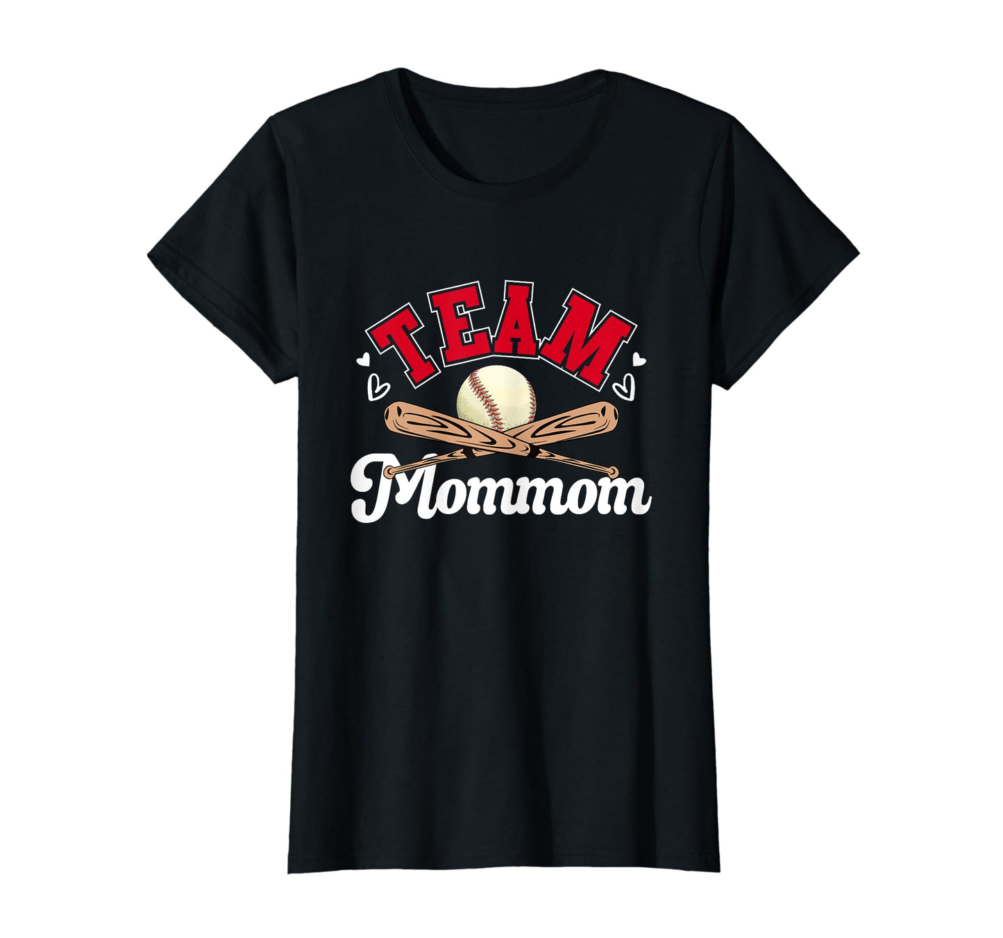 Team Mommom Mothers Day Baseball T-Shirt - Graphic Print Men Women - T-Shirt, Sweatshirt, Hoodie