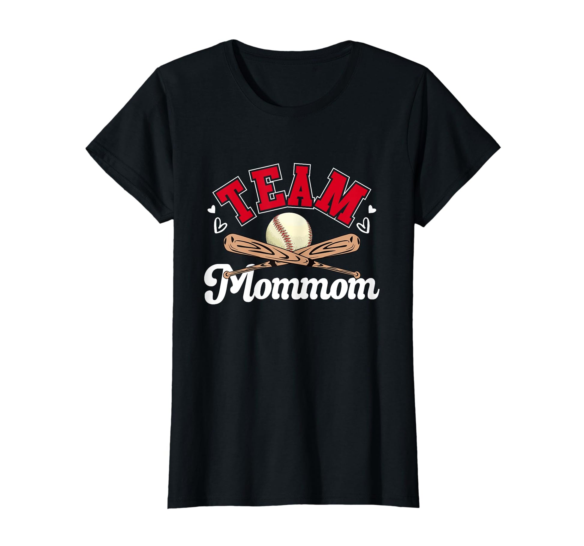 Team Mommom Mothers Day Baseball T-Shirt - Graphic Print Men Women - T-Shirt, Sweatshirt, Hoodie
