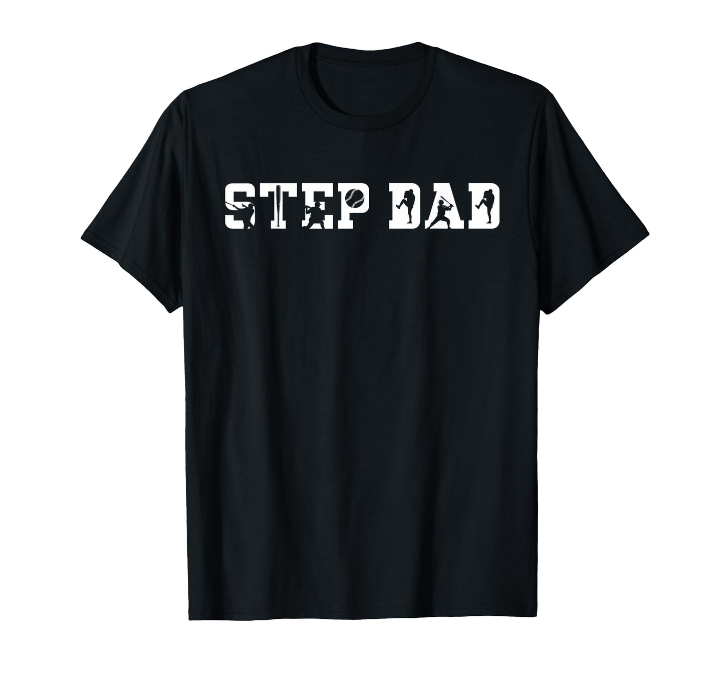 Step Dad Proud Baseball Stepdad Baseball T-Shirt - Graphic Print Men Women - T-Shirt, Sweatshirt, Hoodie