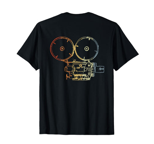 Oldschool Movie Camera Old Camera Film T-Shirt - Trendy Graphic Men Women - T-Shirt, Sweatshirt, Hoodie