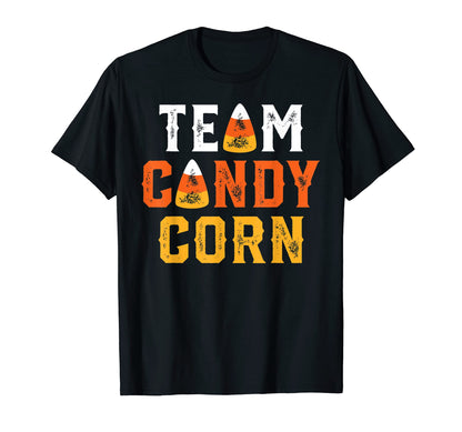 Funny Team Candy Corn Halloween T-Shirt - Minimalist Print Men Women - T-Shirt, Sweatshirt, Hoodie