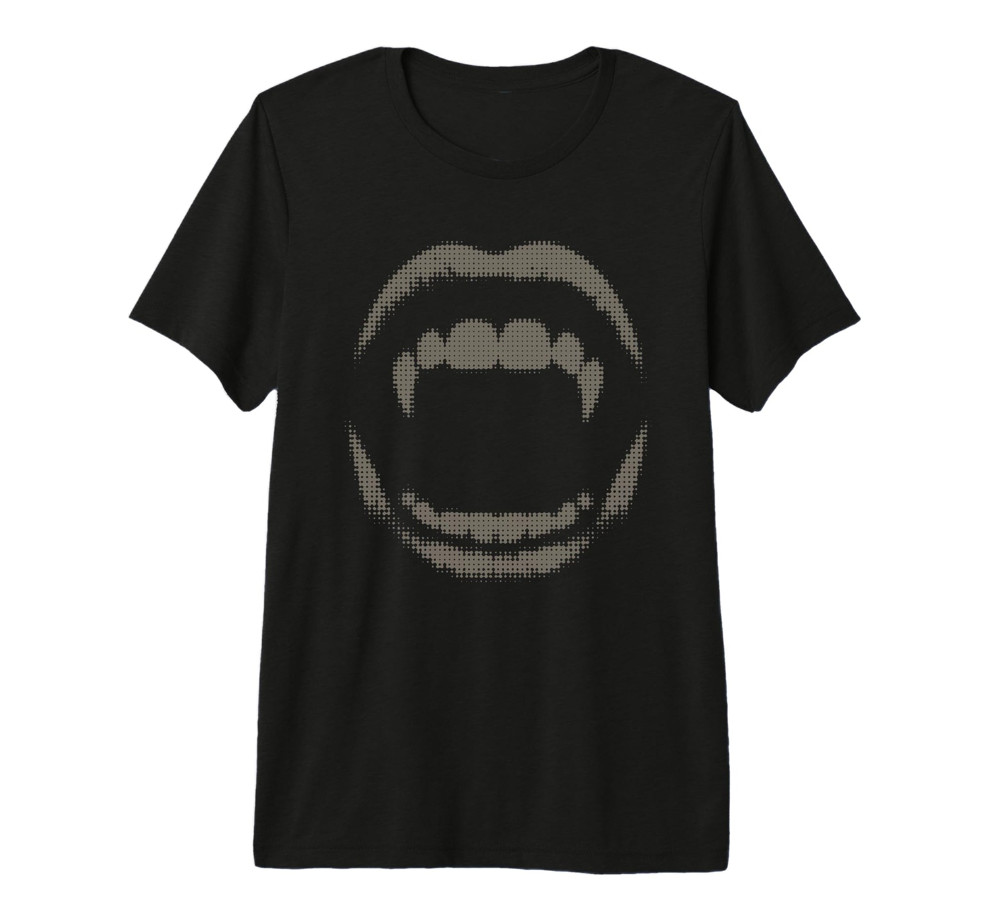 Vampire Fangs Y2K Grunge Emo Tri T-Shirt - Fun Novelty Design Men Women - T-Shirt, Sweatshirt, Hoodie