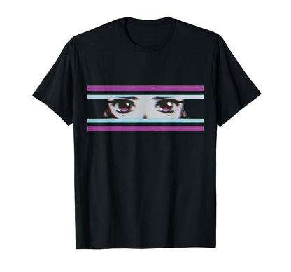 Synthwave Vaporwave Aesthetic Sad Anime T-Shirt - Unique Graphic Men Women - T-Shirt, Sweatshirt, Hoodie