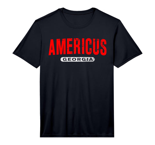 Americus Ga Georgia Funny Usa City T-Shirt - Minimalist Print for Adults - T-Shirt, Sweatshirt, Hoodie