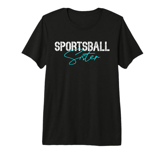 Sister Sports Lover Soccer Basketball T-Shirt - Aesthetic Graphic Unisex - T-Shirt, Sweatshirt, Hoodie