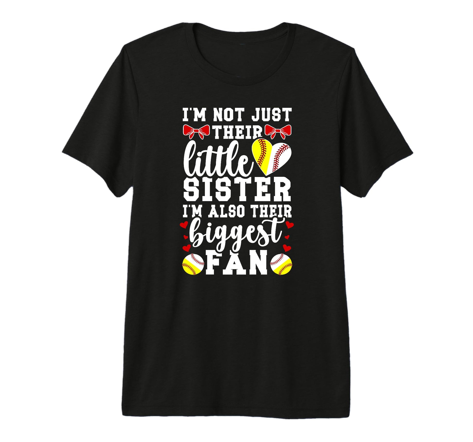Their Biggest Fan Baseball Softball T-Shirt - Graphic Print Men Women - T-Shirt, Sweatshirt, Hoodie