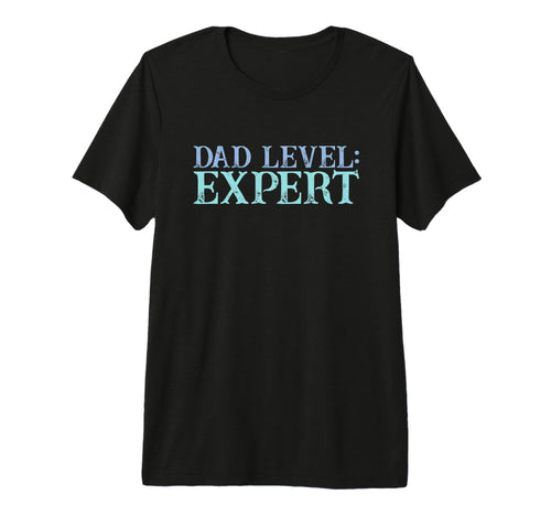 Mens Dad Level Expert Video Gamer Nerd T-Shirt - Minimalist Print Unisex - T-Shirt, Sweatshirt, Hoodie