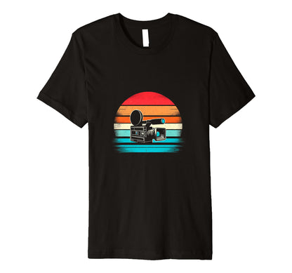 Camera Sunset T-Shirt - Novelty Apparel Men Women - T-Shirt, Sweatshirt, Hoodie