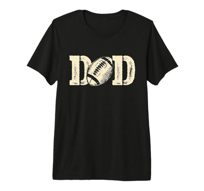 Mens Viral Football Dad Tri Blend T-Shirt - Unique Graphic Men Women - T-Shirt, Sweatshirt, Hoodie