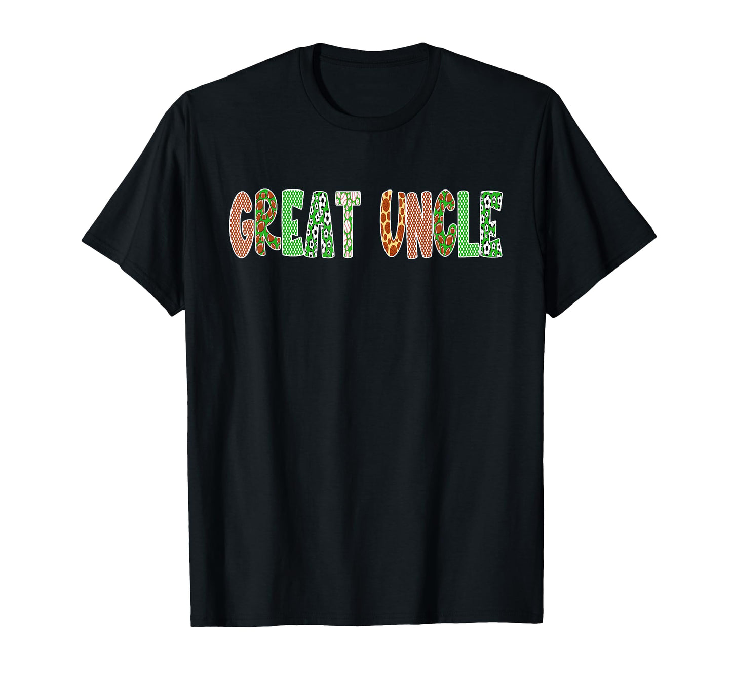 Sports Baller Great Uncle Birthday T-Shirt - Custom Art Print for Adults - T-Shirt, Sweatshirt, Hoodie