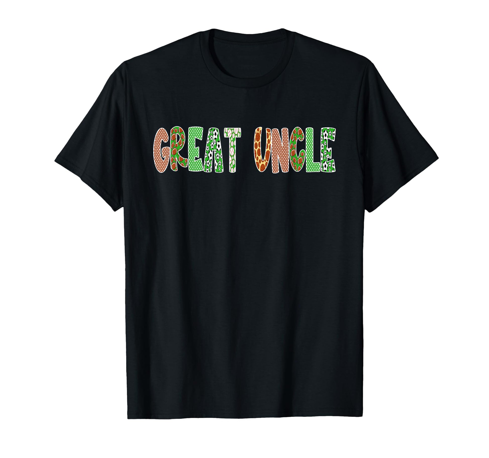 Sports Baller Great Uncle Birthday T-Shirt - Custom Art Print for Adults - T-Shirt, Sweatshirt, Hoodie