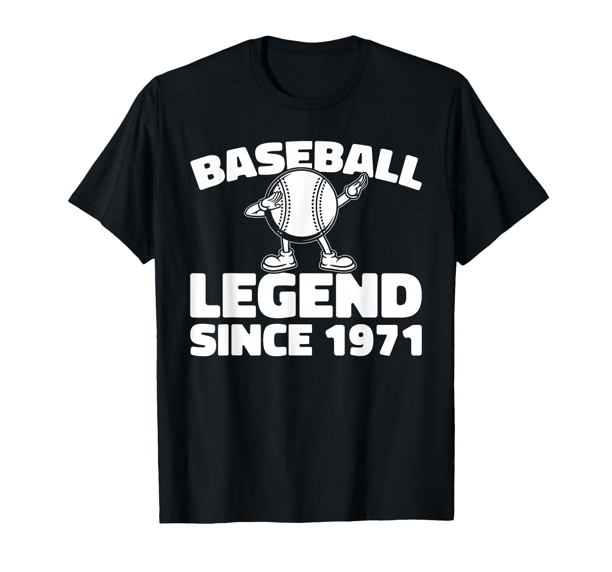 Born 1971 Baseball Team Sport Player T-Shirt - Fun Novelty Design Unisex - T-Shirt, Sweatshirt, Hoodie
