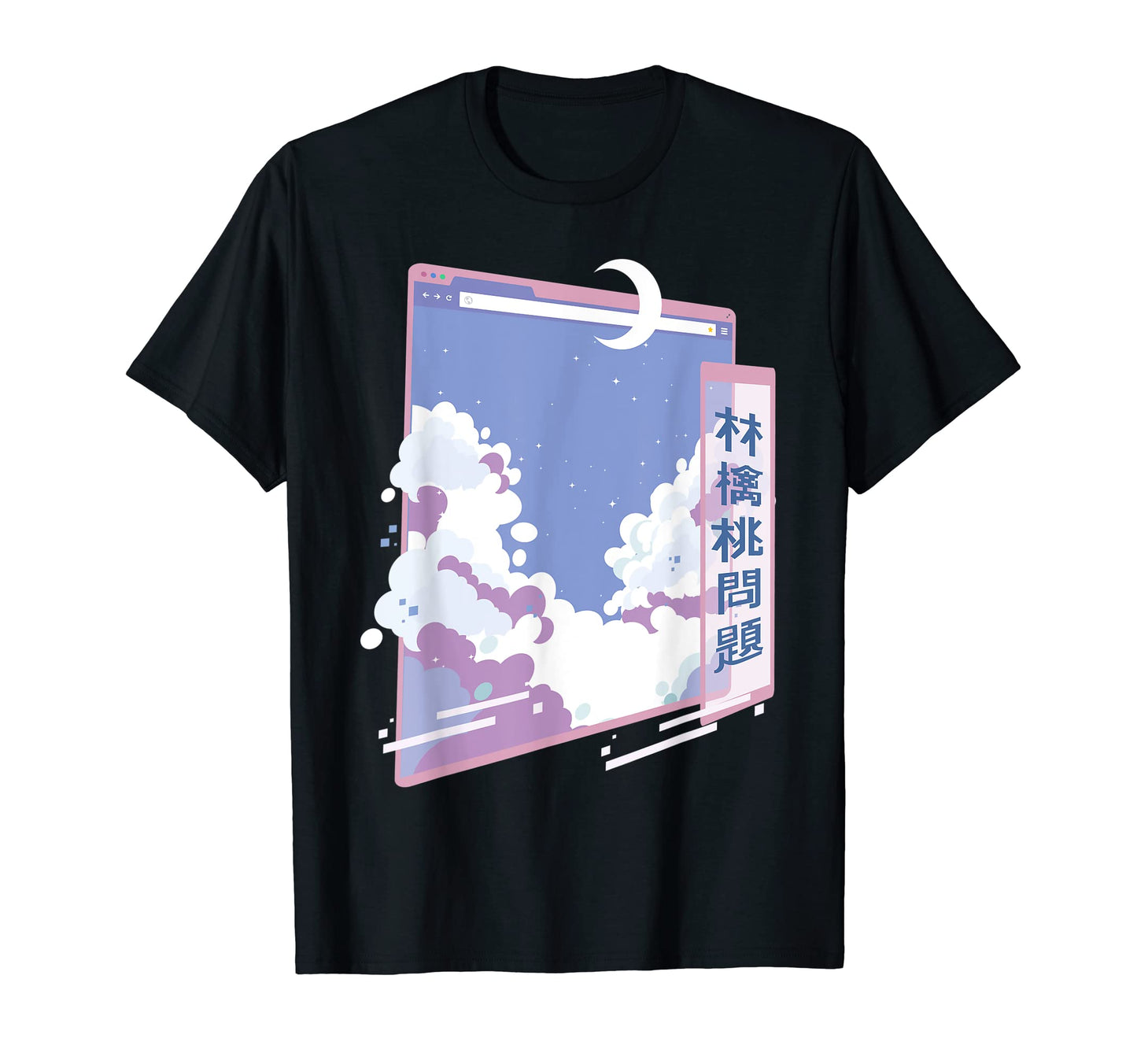 Japanese Otaku Aesthetic Vaporwave T-Shirt - Novelty Apparel for Adults - T-Shirt, Sweatshirt, Hoodie