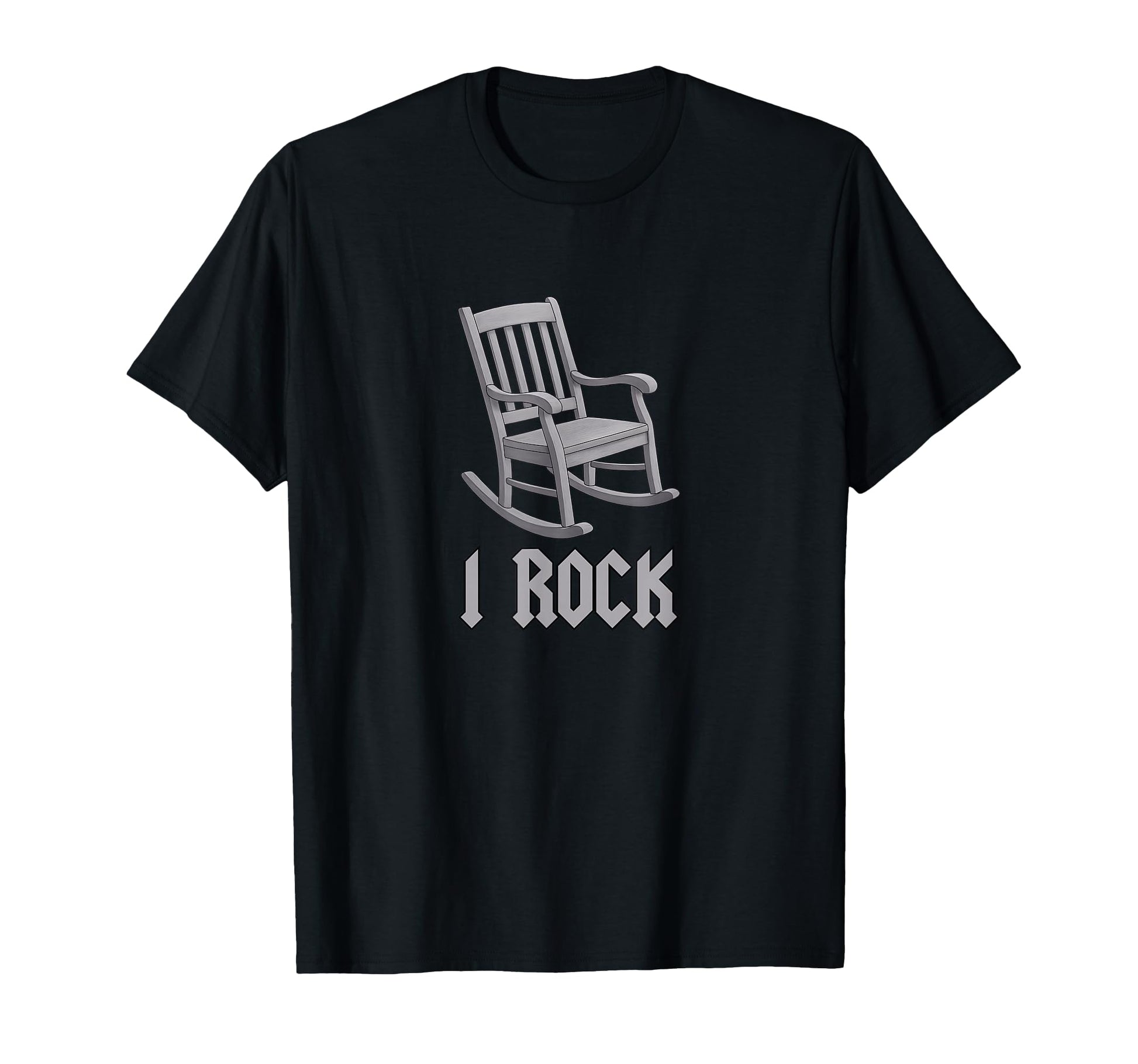 I Rock Funny Rocking Chair Wordplay T-Shirt - Graphic Print for Adults - T-Shirt, Sweatshirt, Hoodie