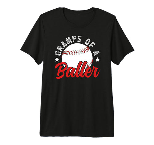 Mens Gramps Baller Baseball Gramps T-Shirt - Streetwear Style for Adults - T-Shirt, Sweatshirt, Hoodie
