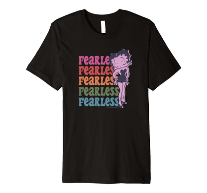 Betty Boop Pride Fearless Doll T-Shirt - Novelty Apparel for Adults - T-Shirt, Sweatshirt, Hoodie