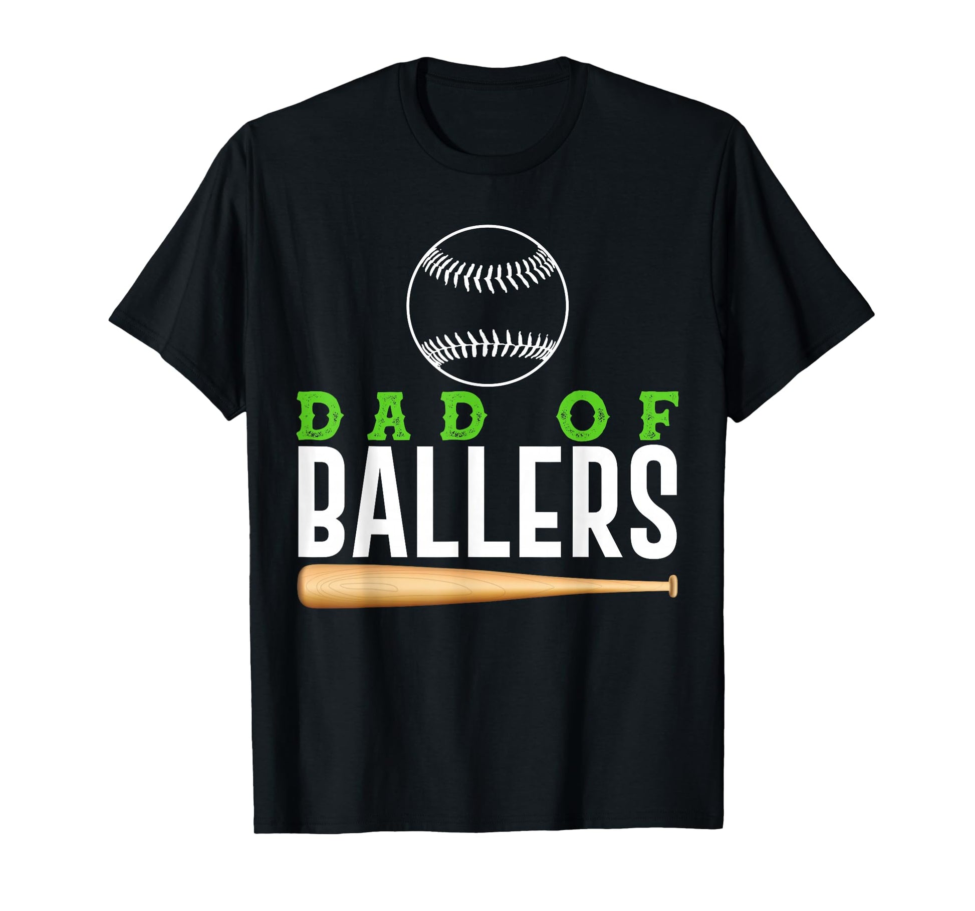 Dad Ballers Baseball Dad Sports T-Shirt - Unique Graphic for Adults - T-Shirt, Sweatshirt, Hoodie