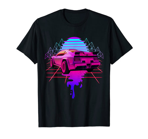 Aesthetic Vaporwave Sunset Retrowave T-Shirt - Trendy Graphic Unisex - T-Shirt, Sweatshirt, Hoodie