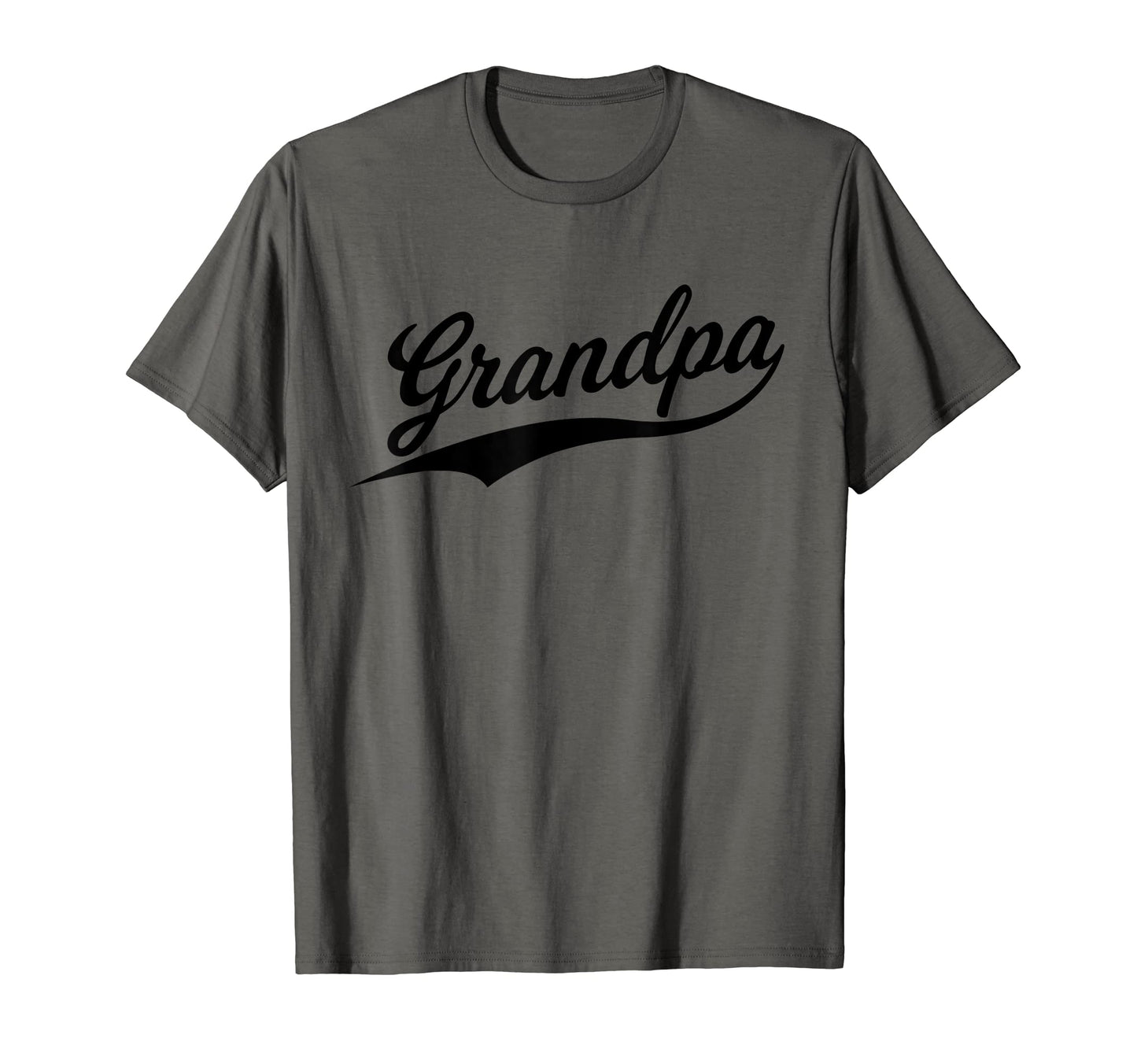 Grandpa Baseball Script Jersey Fathers T-Shirt - Fun Novelty Design Unisex - T-Shirt, Sweatshirt, Hoodie