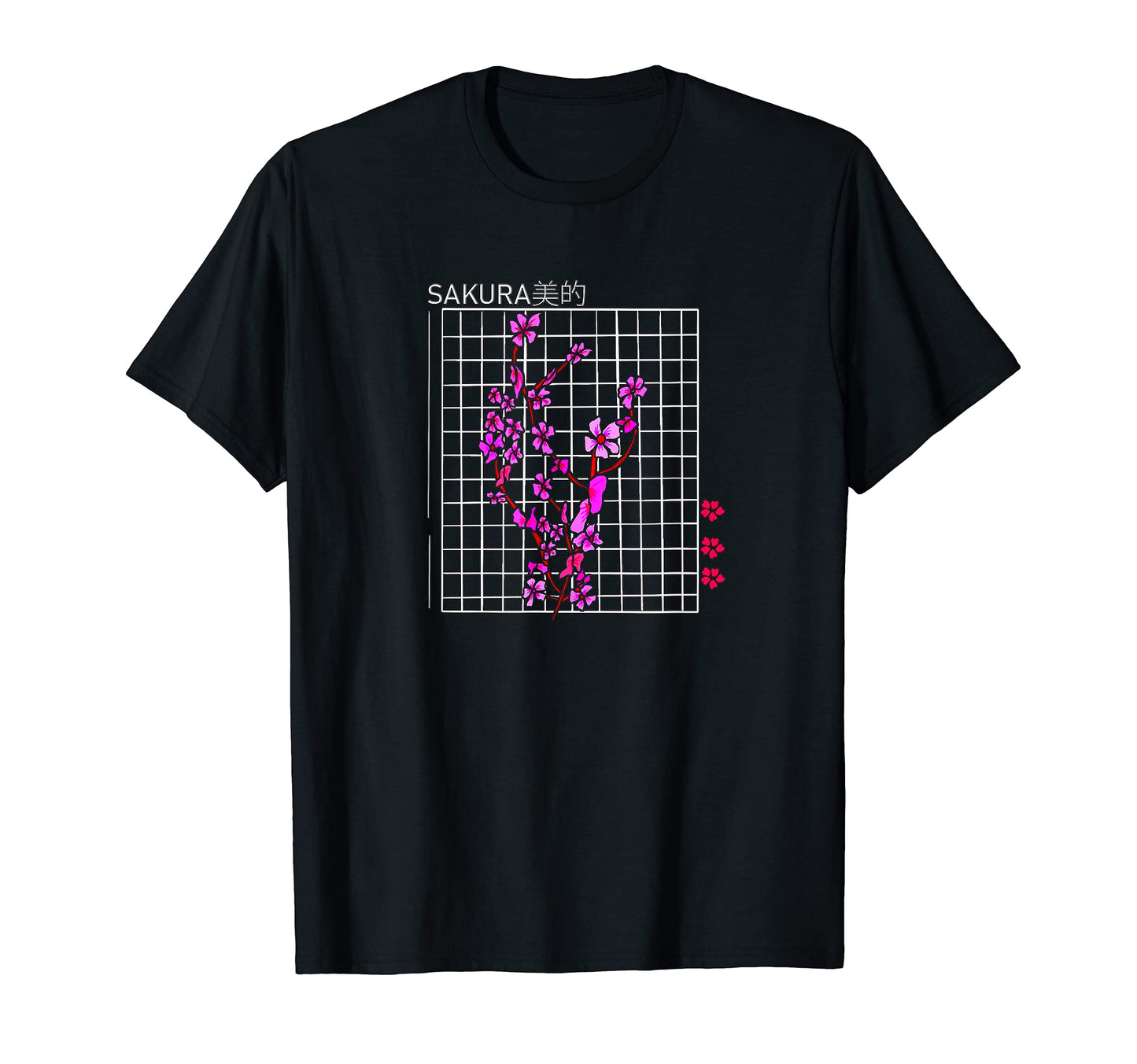 Sakura Vaporwave Aesthetic Cherry T-Shirt - Fun Novelty Design Unisex - T-Shirt, Sweatshirt, Hoodie