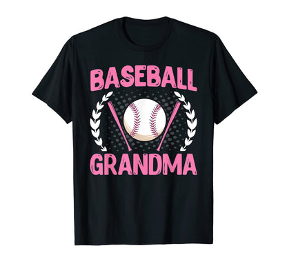 Baseball Grandma Funny Baseball Lover T-Shirt - Custom Art Print Unisex - T-Shirt, Sweatshirt, Hoodie