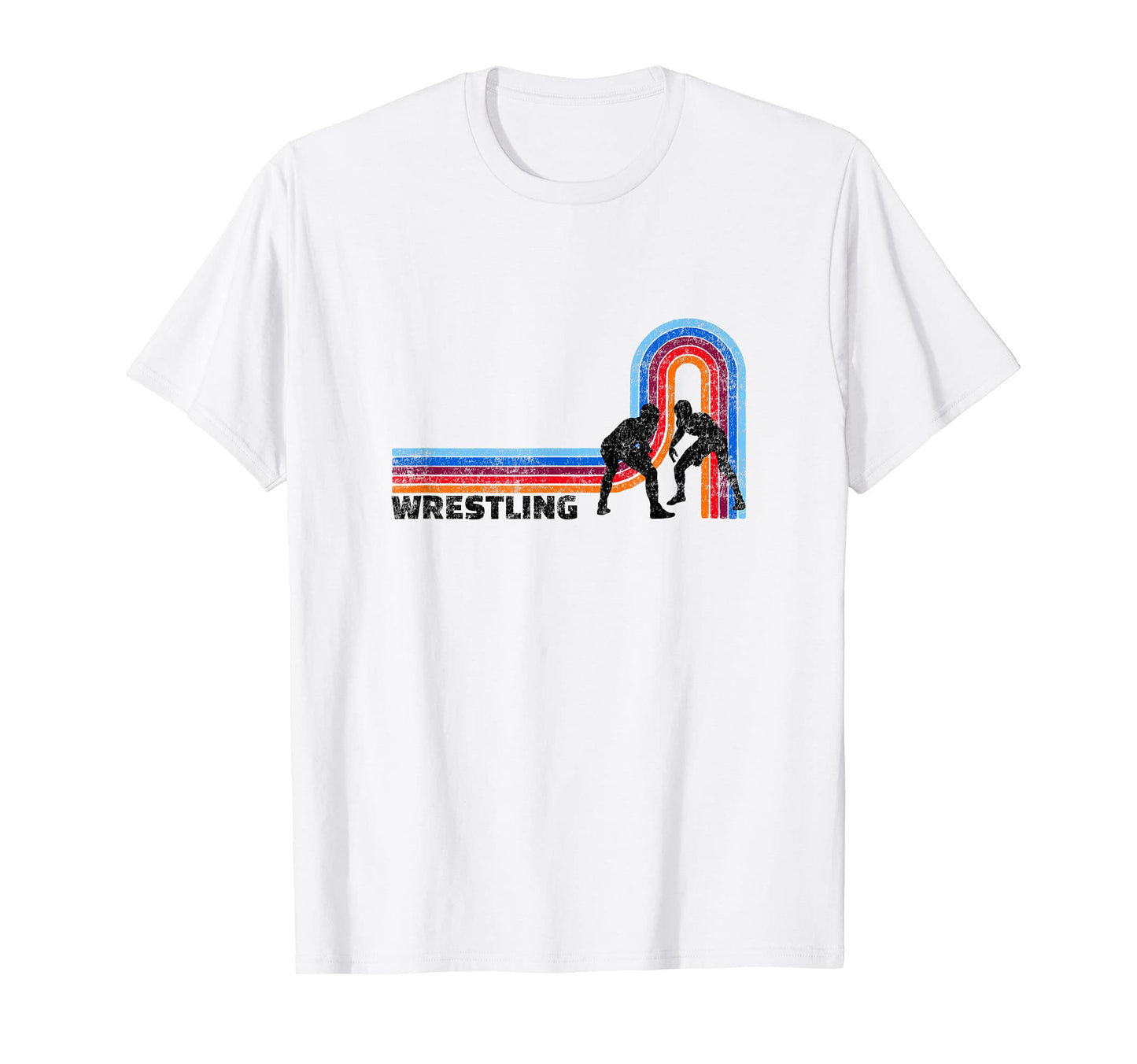 Wrestling Stripe Fun Wrestlers T-Shirt - Unique Graphic for Adults - T-Shirt, Sweatshirt, Hoodie