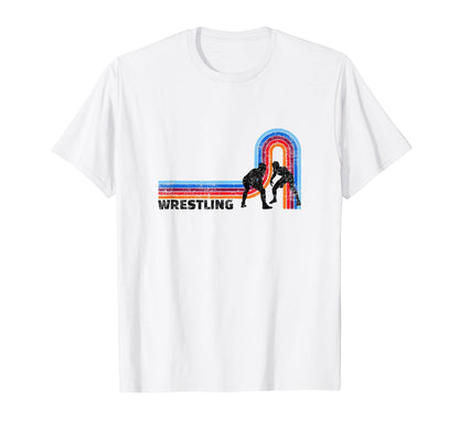 Wrestling Stripe Fun Wrestlers T-Shirt - Unique Graphic for Adults - T-Shirt, Sweatshirt, Hoodie