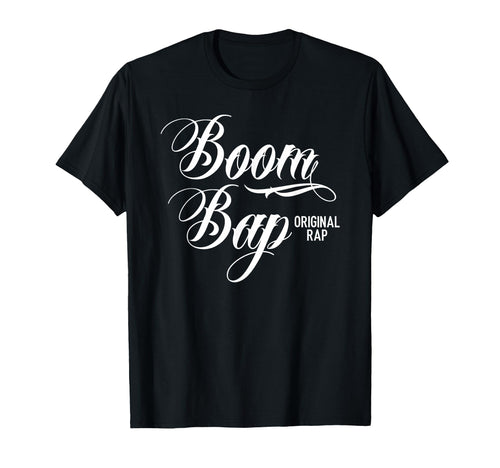 Boom Bap Original Rap Hip Hop Old T-Shirt - Graphic Print for Adults - T-Shirt, Sweatshirt, Hoodie
