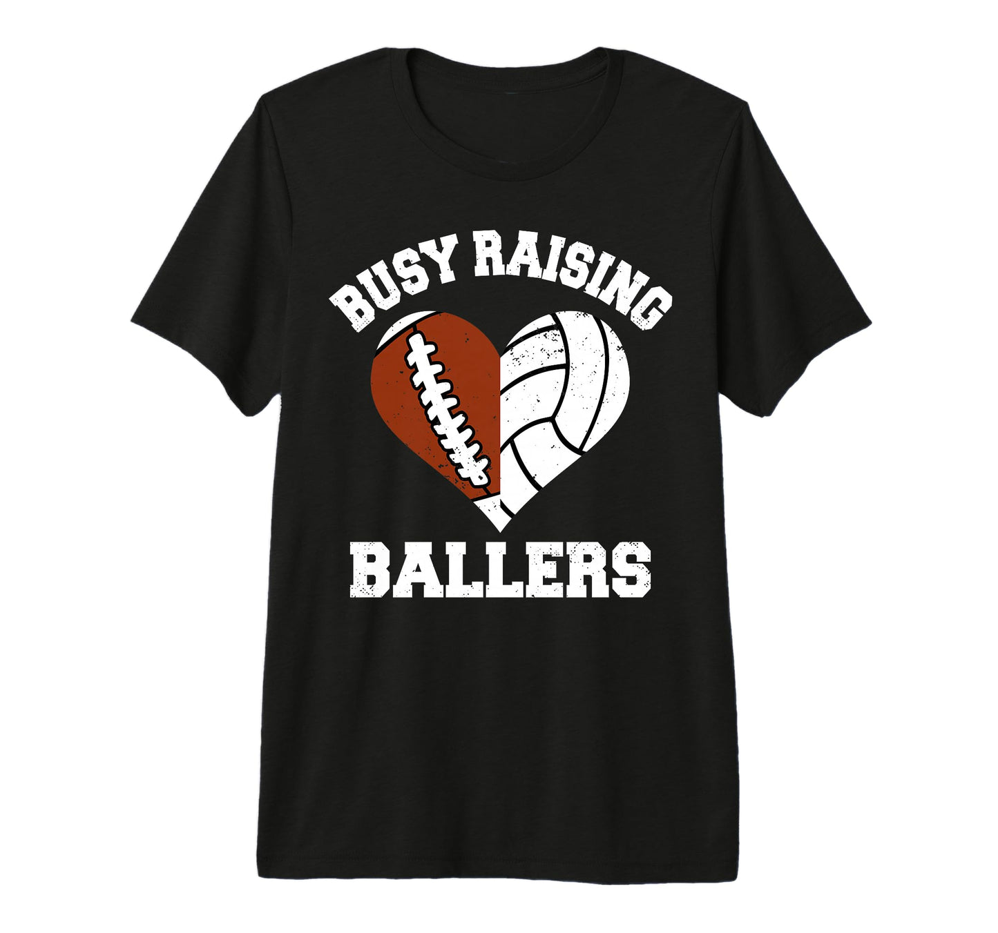 Busy Raising Ballers Football T-Shirt - Graphic Print for Adults - T-Shirt, Sweatshirt, Hoodie