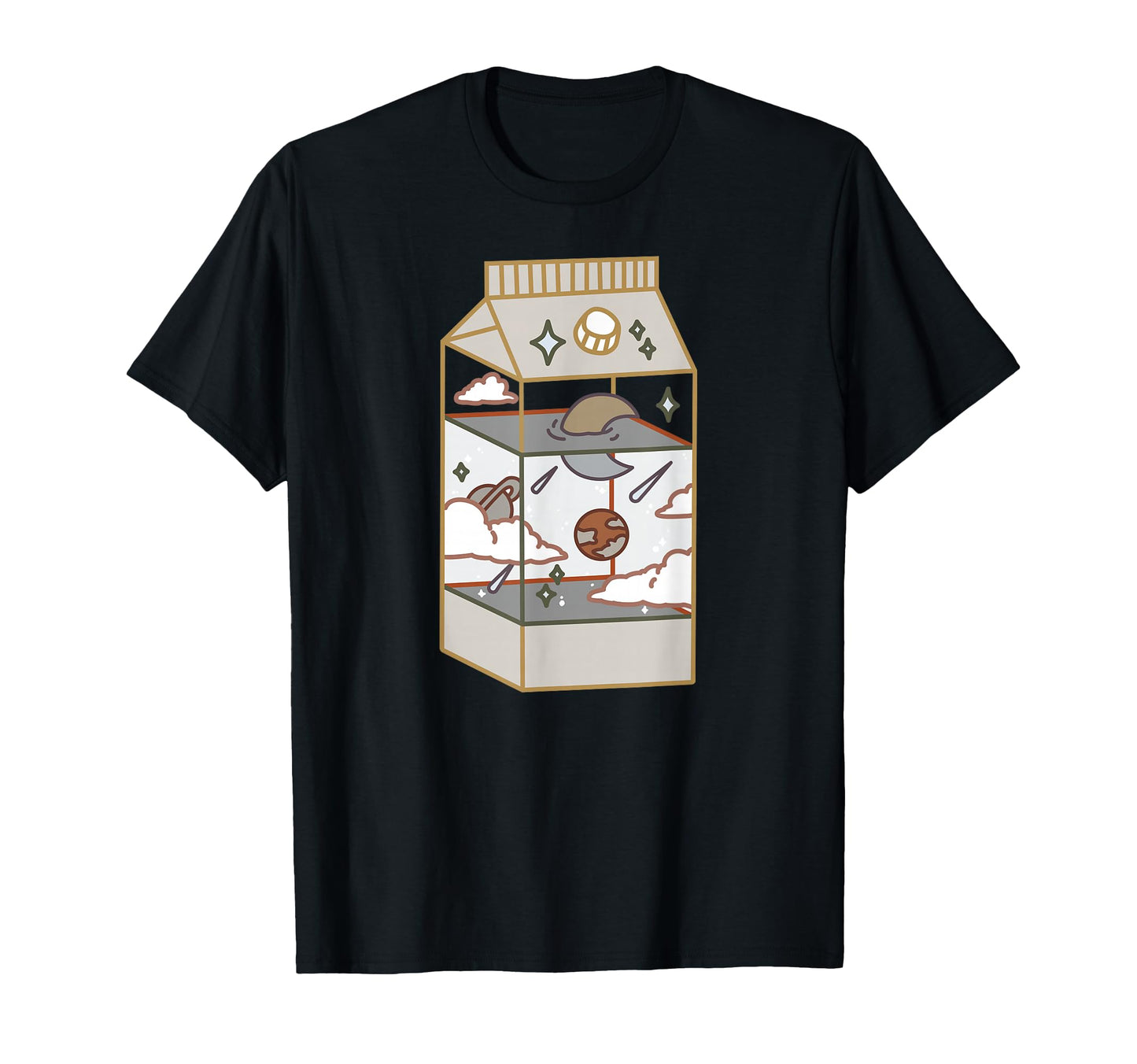 Japanese Aesthetic Milk Box Artwork T-Shirt - Aesthetic Graphic Men Women - T-Shirt, Sweatshirt, Hoodie