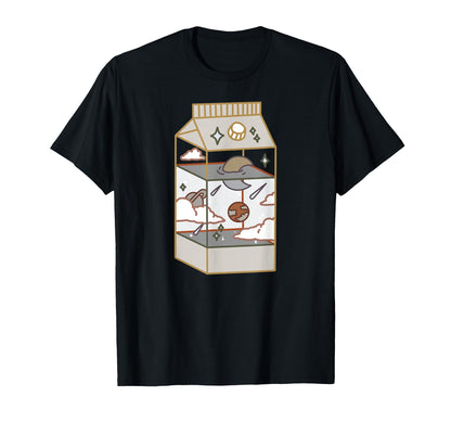Japanese Aesthetic Milk Box Artwork T-Shirt - Aesthetic Graphic Men Women - T-Shirt, Sweatshirt, Hoodie