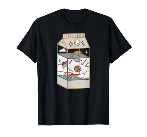 Japanese Aesthetic Milk Box Artwork T-Shirt - Aesthetic Graphic Men Women - T-Shirt, Sweatshirt, Hoodie